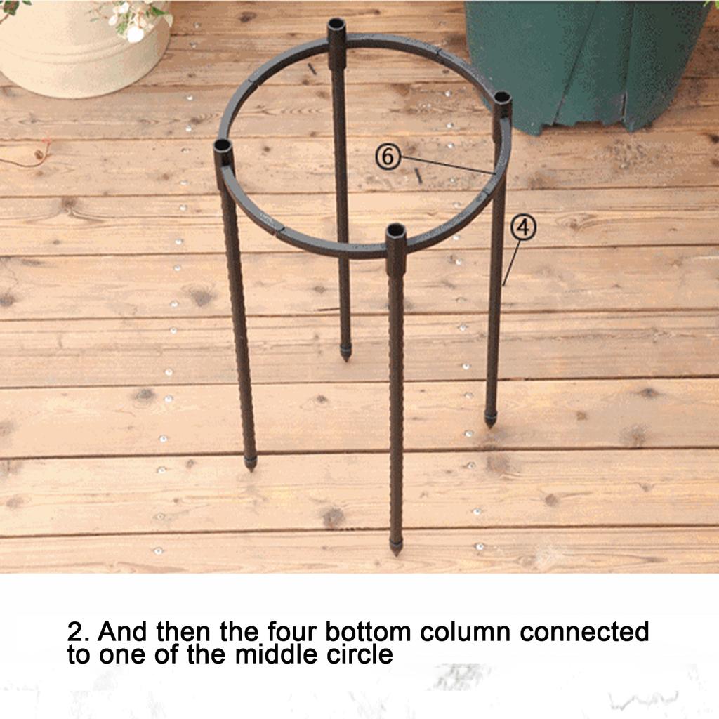 Plant Climbing Vine Support U Shaped Garden Obelisk Trellis Tower Sturdy Easy To Use Garden Trellis