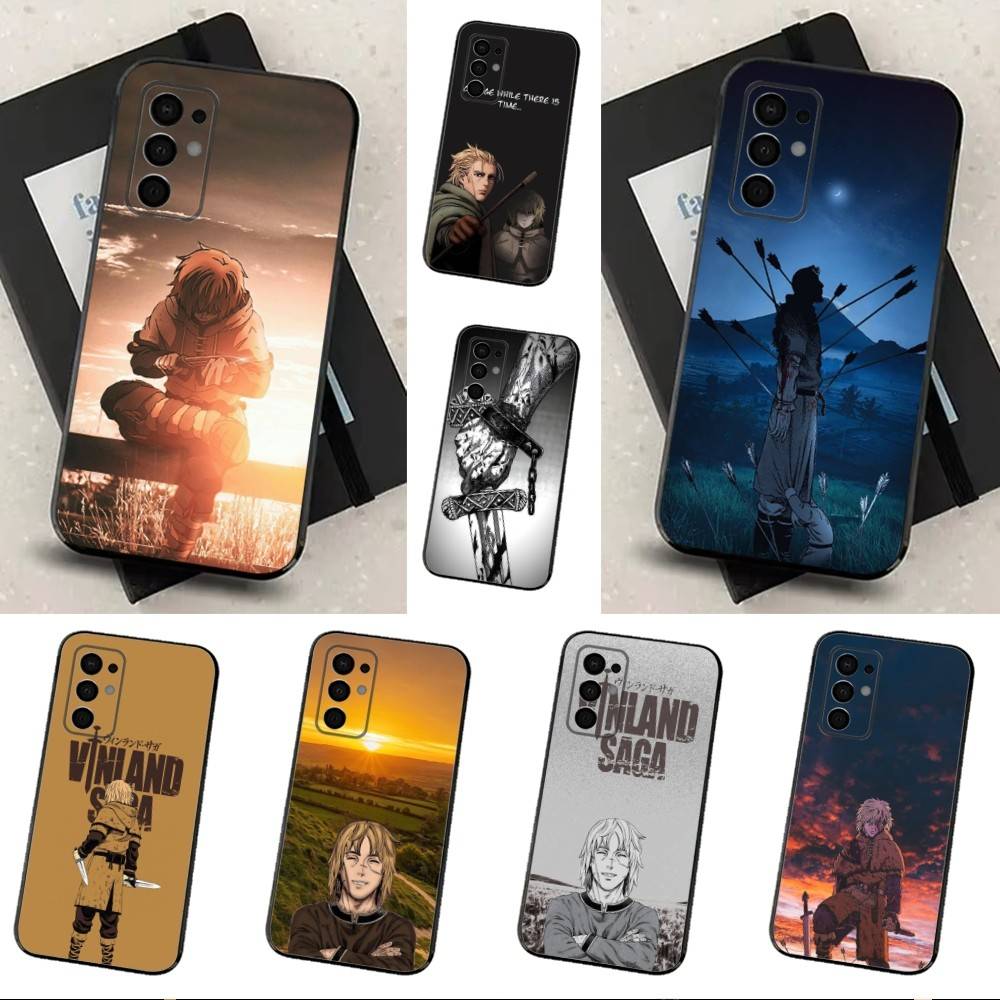 Comics V-VINLAND S-SAGA Phone Case For Samsung Galaxy A73,91,80,72,51,53,52,71,22,5G,Note,J7,8,9 Soft Black Cover
