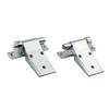 SK2-201 Refrigerator Freezer Hinge Chrome Plated Lift-off Door Hinge with Spring-Loaded Zinc Alloy Material