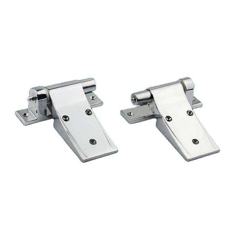 SK2-201 Refrigerator Freezer Hinge Chrome Plated Lift-off Door Hinge with Spring-Loaded Zinc Alloy Material