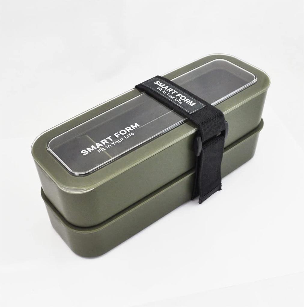 Iwasaki Kogyo Lunch Box 3WAY Slim Easy Care KN Khaki B-1484