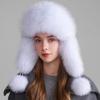 Шапка-ушанка из искусственного меха женская 2025 новая зимняя холодостойкая и бархатная теплая защита для ушей
