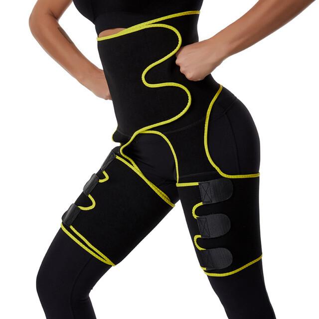 Новинка 2023 года, 3 в 1, регулируемый тренажер для талии, корректирующий фигуру, пояс для сжигания жира, формирователь бедер