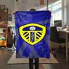 1PC Leeds United Patterned Flannel Blanket Suitable For All Seasons for Home Decor Warmth and Comfort Gifts Holiday Present