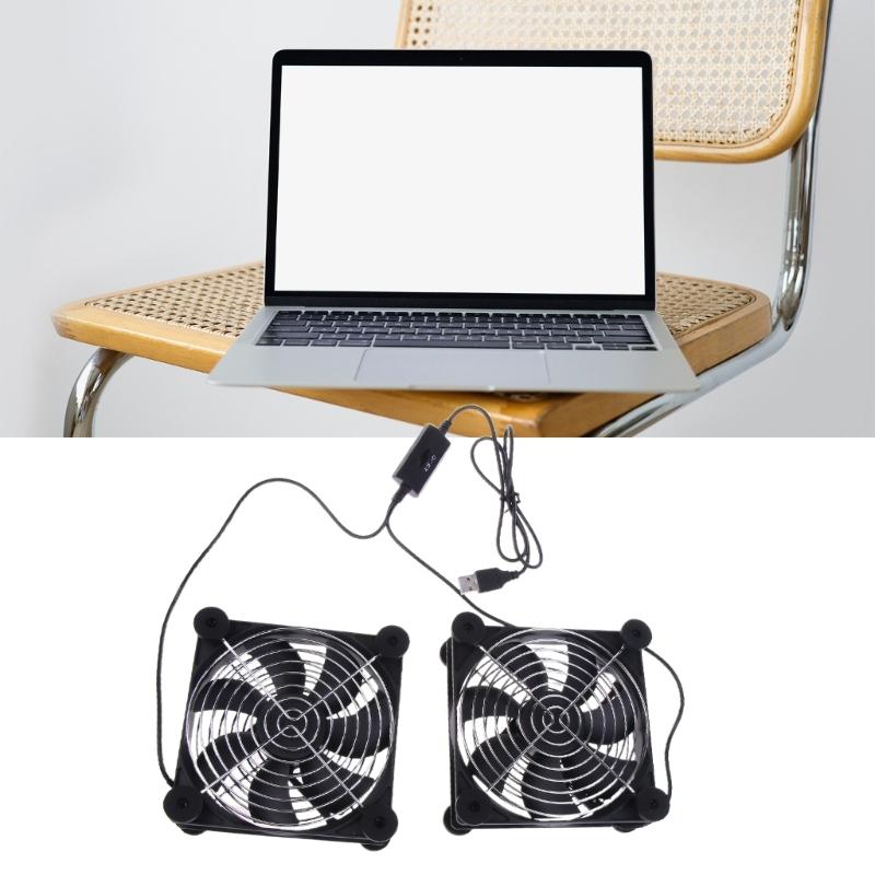 120 мм вентилятор USB-маршрутизатора 12047 1500 об./мин. охлаждающий вентилятор для компьютерного маршрутизатора, бесшумный для приемника DVR, компьютерного падения