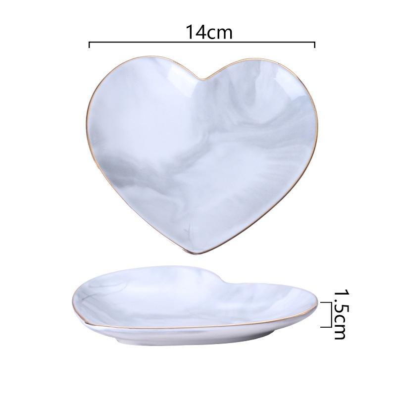 Креативная мраморная керамическая тарелка тарелка для десерта еда тарелка ювелирное кольцо ожерелье блюдо поднос