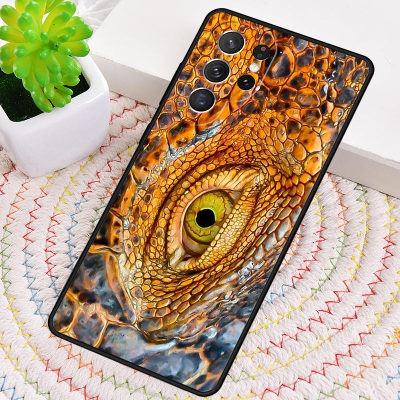 Мягкий чехол для телефона из ТПУ с текстурой змеиной кожи Для Samsung Galaxy note 10 pro S26 S25 S24 S23 S22 Ultra Plus S21 FE S20 Ударопрочный чехол