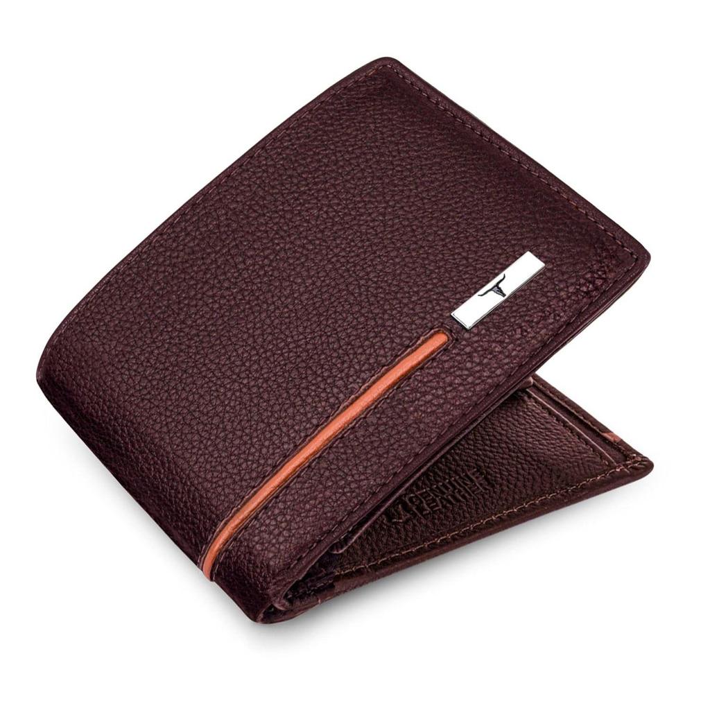 Stag Papaya Leather Wallet for Men