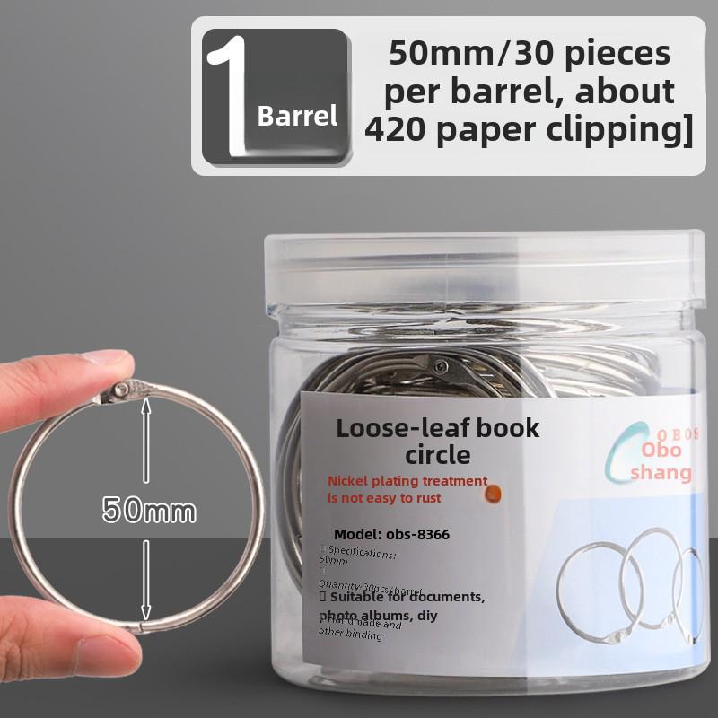 Держатель для карточек с отрывными листами, кольца для переплета, катушка для книг с железными кольцами