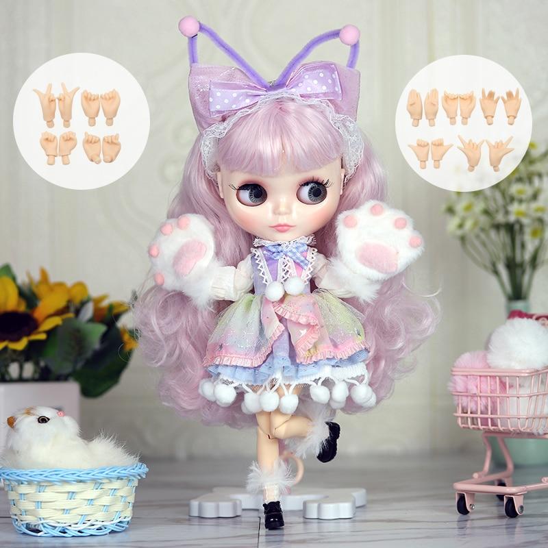 Кукла ICY DBS Blyth 1/6, аниме-кукла, шарнирное тело, белая кожа, глянцевое лицо, специальный комплект с одеждой, обувью и руками, 30 см, игрушка BJD