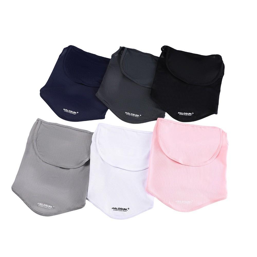 Solid Color Face Mask Anti-UV Neck Wrap Cover Casual Sunscreen Mask for Cycling, Sports, Fishing