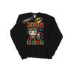 DC Comics Mens Chibi Catwoman Santa Claws Sweatshirt