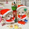 Christmas Hat Stuffed Doll Clothes Suit Plush Cloak Plush Toys Clothes Girl Gift