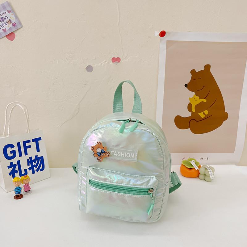 Laser Colored Rabbit Bear Letter Fashion Backpack Breathable Daily Suitable