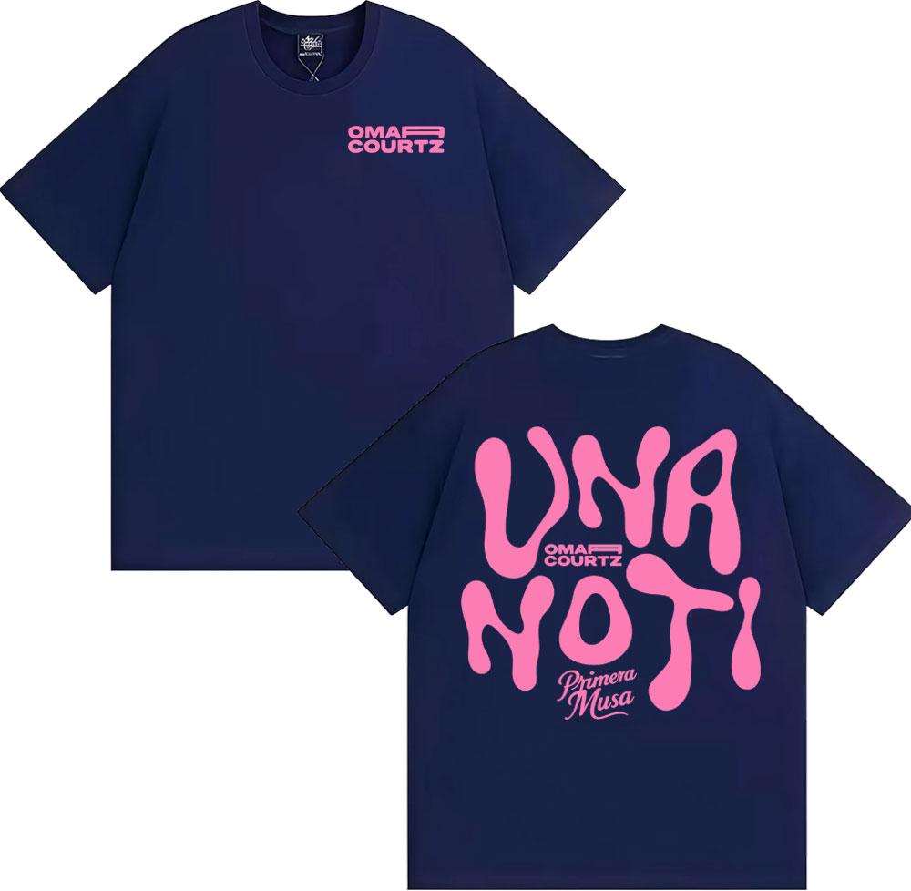 2025 Summer Omar Courtz Primera Musa Album Print T Shirts Men Women Clothing Aesthetic Vintage Tops ONeck Oversized T Shirt Y2k