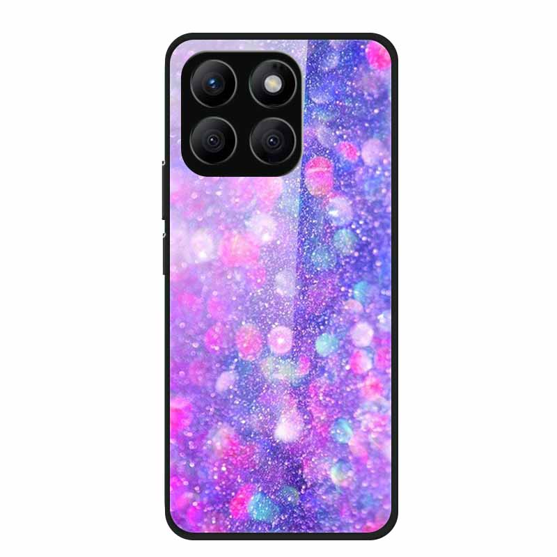 Жесткий стеклянный чехол для Honor X8C X8B X8 4G 5G Honor 400 Смартфон Чехол Мягкий ТПУ Бампер Закаленное Стекло Чехол Coque Funda Capa