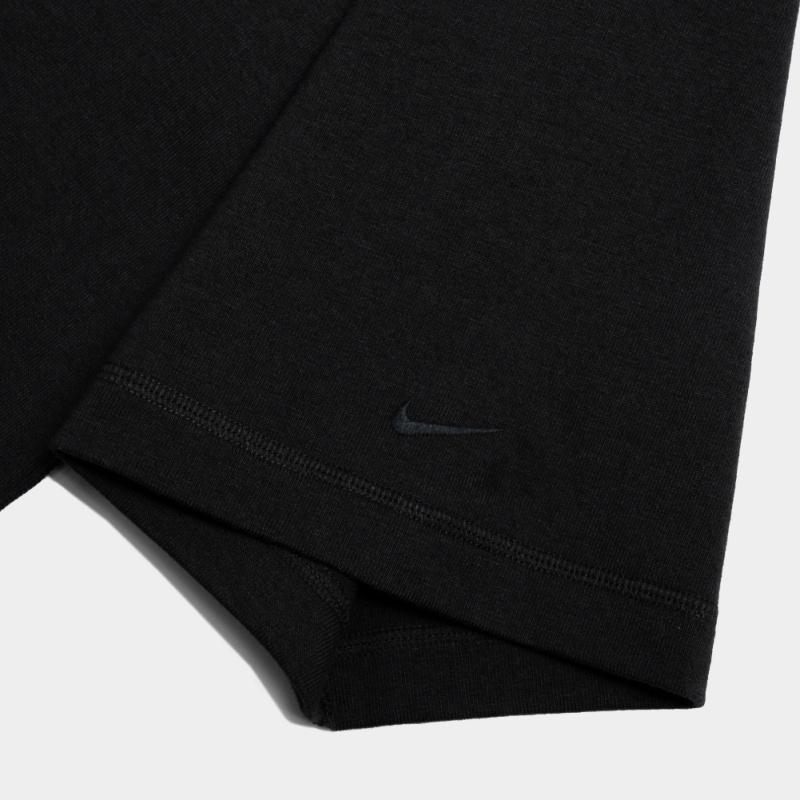 Nike Шерстяная классика мода удобная футболка с коротким рукавом унисекс топы черный FV4890-010