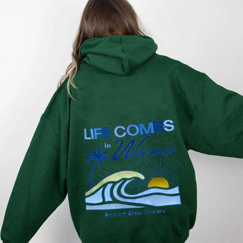 Autumn and Winter Hot Selling Men's and Women's Shoulder Style Pullover Long Sleeved Hoodie, Fashionable and Casual, High-quality Printed Hoodie