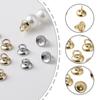 Pearls Cap Ending Clasps Alloy Fasteners Sturdy Crafting Supplies Pearls End Tips Accessory for Elegant Jewelry Creation