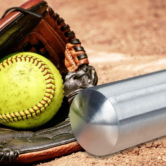 Relaxdays batte de baseball, bâton de softball léger, poignée antidérapante, 34 pouces / 86 cm, argenté