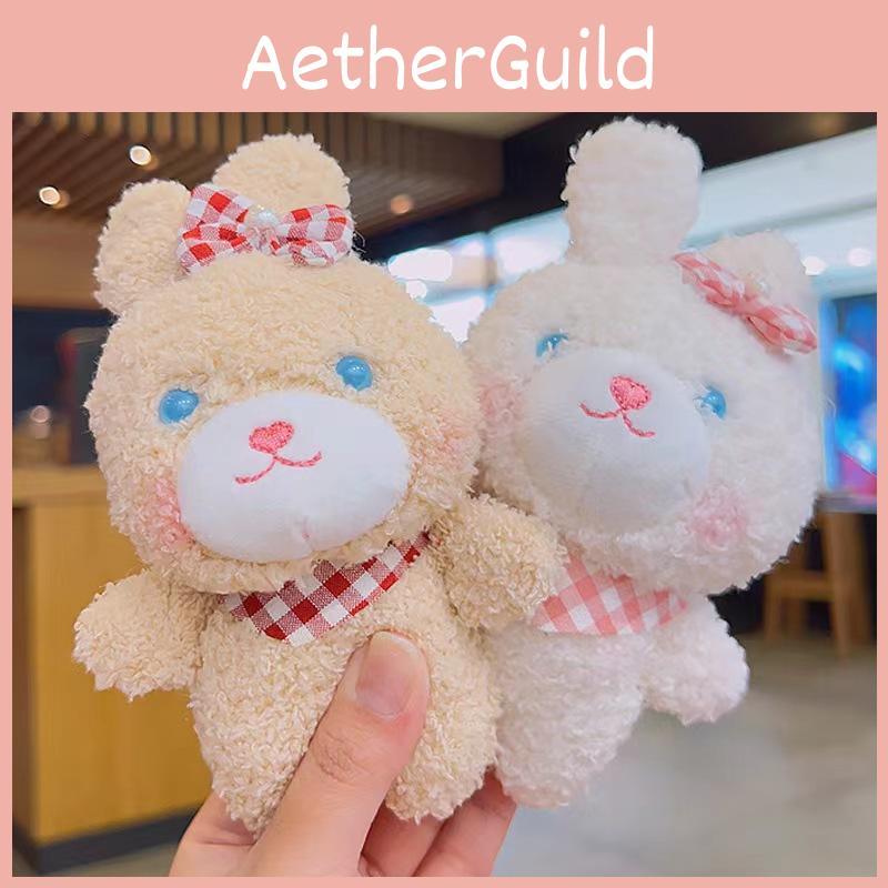 Брелок Мишка Зайчик Милый Мультяшный Плюшевая Игрушка Девочки Ребенок Украшение для Рюкзака Подвеска