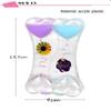 Handicraft Ornaments Liquid Hourglass Slide Oil Drip Oil Spill Toy Two-color Oil  Hourglass