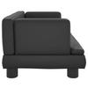 Black Children's Sofa 60x40x30 Cm Faux Leather