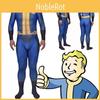 Удобная задняя молния Костюм выжившего Fallout 4 для косплея Фо Нейта Убежище 111 Хэллоуинский костюм