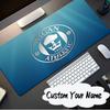 Custom Name Mouse pad Wigan Crest Mouse pad, Gaming Mouse Pad, keyboard pad, Desk Decor for computer notebook Fan Birthday Gift