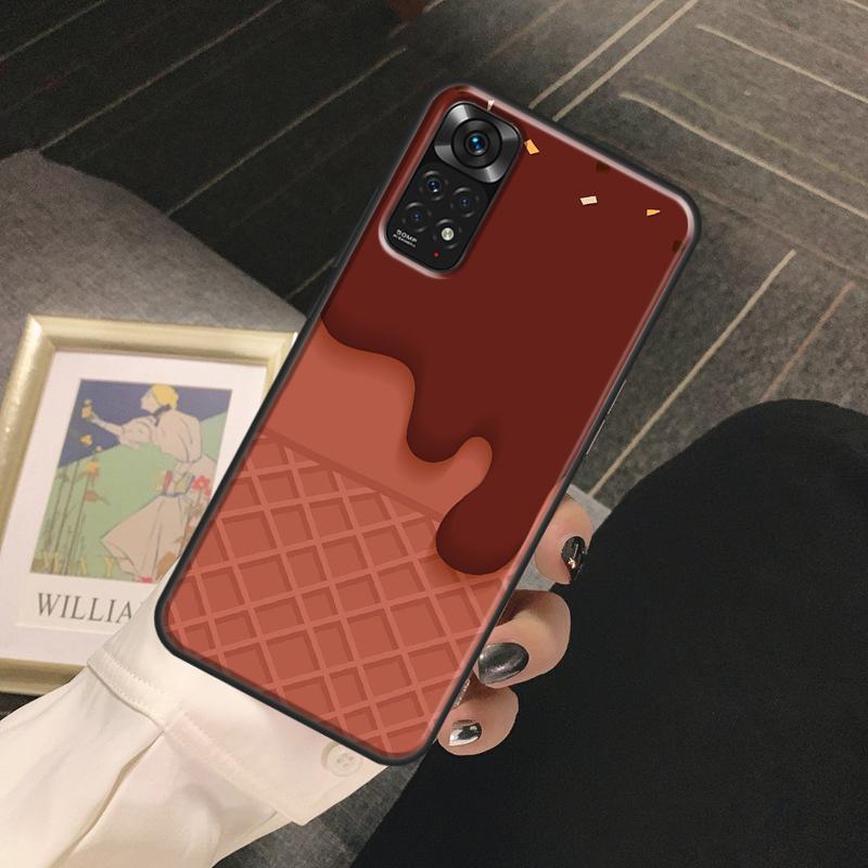 Чехол-шоколадка для Redmi Note 12 Pro 8 9 10 11 Pro Note 12S 11S 10S 9S 8T Redmi 12C 10C 10A 9C