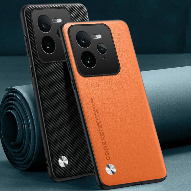 Простой чехол из искусственной кожи для телефона Realme GT 7 Pro GT7 Pro Матовый силиконовый бампер Противоударный чехол для Realme GT 7Pro GT 6 T NEO 6 SE 5Pro