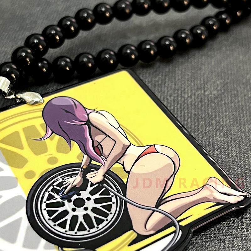 JDM RACING Style Creative Car Model Car Rearview Mirror Pendant Car Pendant Interior Accessories Hanging Ornament Auto Styling