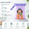 Renewable Fabric Waterproof Bag with Double Layer Wet-Dry Separation - Outdoor Multifunctional Hanging Storage Bag