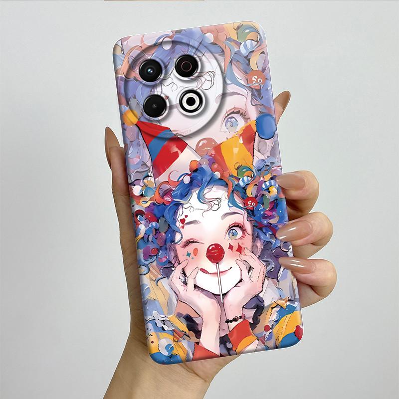 Чехол для телефона Tecno Spark 30 Pro KL7 30Pro 4G Cover Мягкий силикон Сладкая расписная оболочка Мультяшная Funda Прекрасный печатный корпус Coque