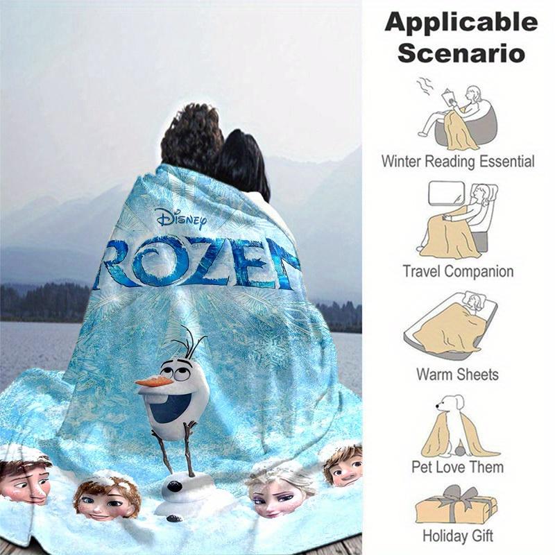 1 шт., Плед Дисней Холодное Сердце Олаф Снеговик Подарок для Дома Декоративный Плед Чехол на Диван Постельное Белье Путешествия Кемпинг Автомобиль Пляж Офис Сон