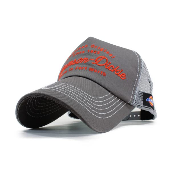 Кепка-сетка Dickies для мужчин и подарок в американском повседневном стиле, свободный размер для женщин, стиль, трендовый, для улицы, (Уильямсон Грей),