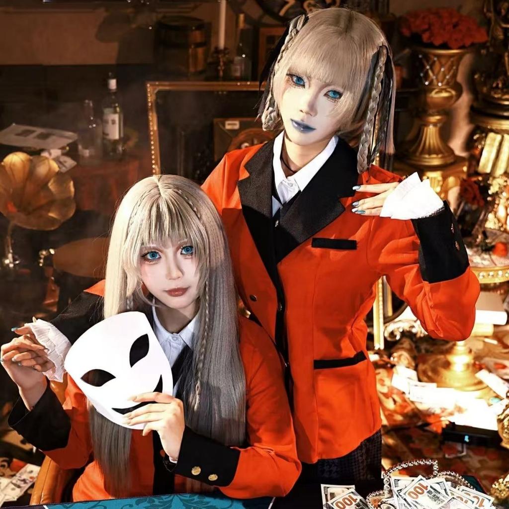 Аниме Kakegurui Jabami Yumeko Косплей Костюм Хэллоуин Саяка Игрок японская школьница JK Униформа Хэллоуин Cos