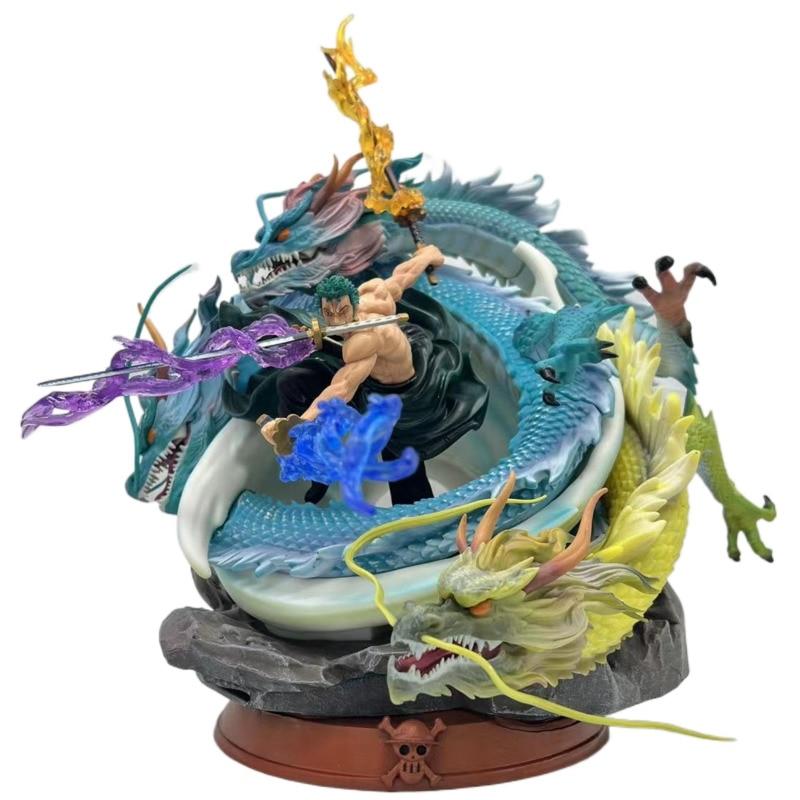 Bp Studio Pvc Version One Piece Gk Roronoa Zoro Santoryu 3 Dragons Action Figure Anime Figurine Model 28cm Statue Collection Toy