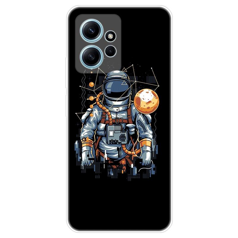 Для Xiaomi Redmi Note 12 Note12 4G чехол Мягкая силиконовая задняя крышка Мультяшный чехол для телефона Разнообразие