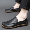 Fashion Genuine Leather Comfortable Casual Shoes Men Loafers Plus Size 47 Shoes Men Flats Breathable Driving Shoes Men Moccasins