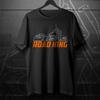 HD Road King FLHR 19942022 Футболка для фанатов мотоциклов 100% Хлопок Круглый вырез Короткий рукав Летняя Повседневная Мужская футболка Райдер Уличный стиль