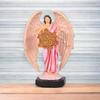 New Judaism Metatron Statue Idol Perfect Reiki Healing Angel Holding Sacred Flower of Life Geometric Cube Statue