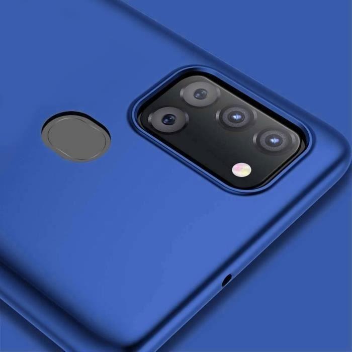 Protective Case - PROSHOP - for Samsung Galaxy A21S - Flexible - Blue - 2 Tempered Glass