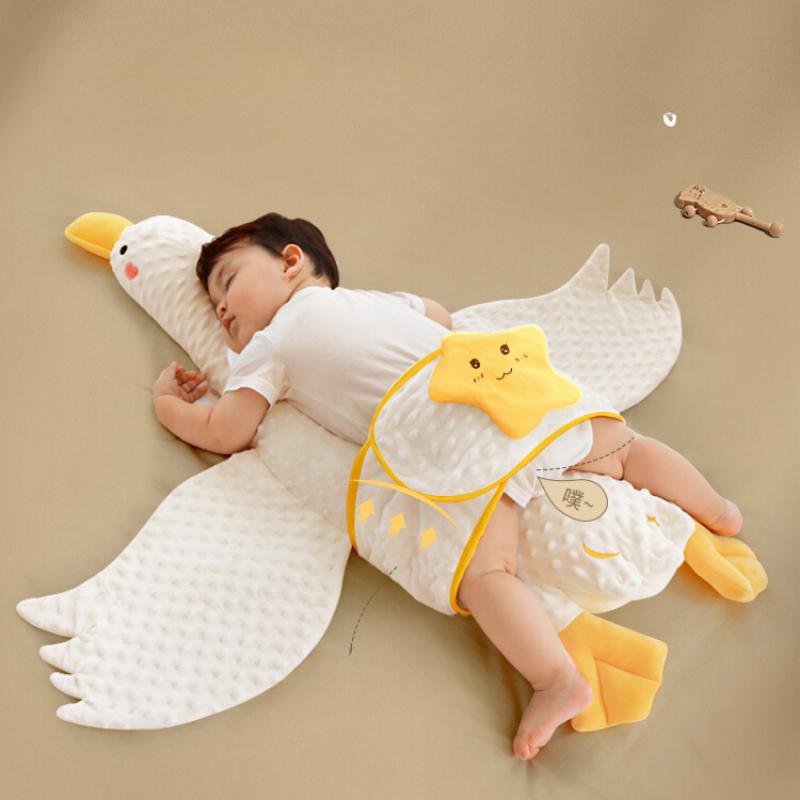 Детская выхлопная подушка Big White Goose успокаивает новорожденных и младенцев, предотвращает вздутие живота, ложится кишечник, спит, обнимает подушку, устройство спящего бога