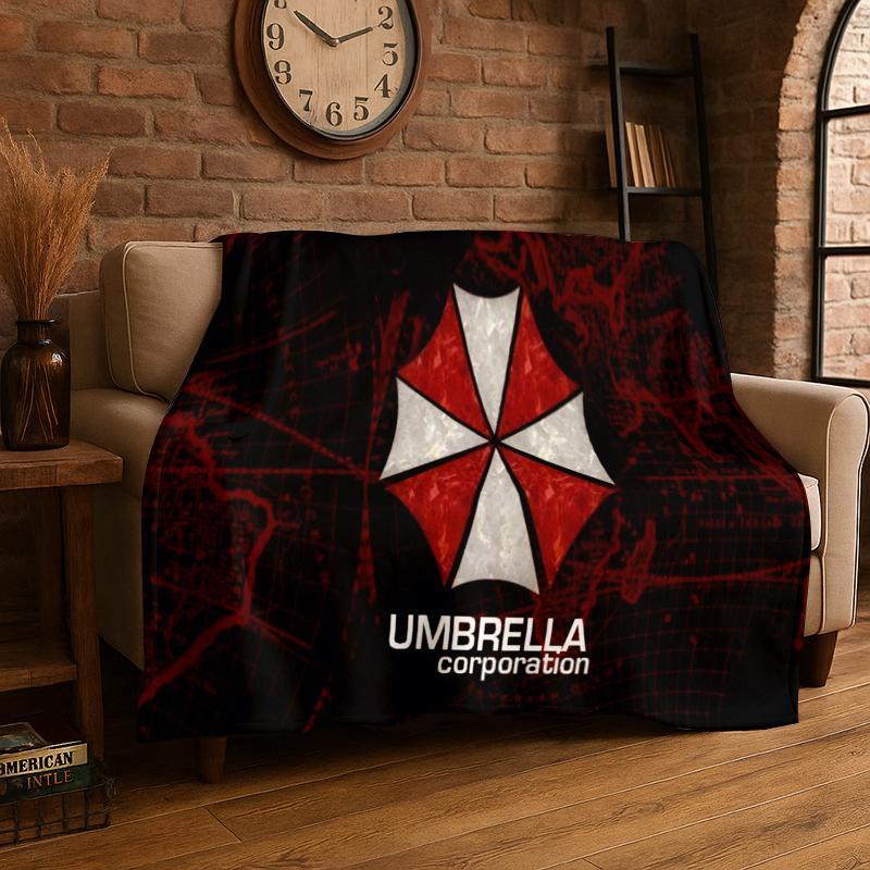 3D R-Resident Evil Леон Игра Мультфильм Фланелевое Одеяло Мягкое Теплое Плед для Спальни Гостиной Кровати Путешествий Кемпинга Пикника
