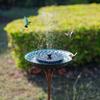 Iron Bird Bath for Outdoor with Stake Versatile Easy To Install Stand Feeder Bowl Garden Decor