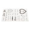 Clear Stamps with Die Mold  Combination Recyclable Clear Imprint Card Making Stamps for Scrapbook