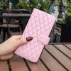 Подходит для мобильного телефона IPhone15 кожаный чехол 16Pro ромбовидный узор Сяосянфэн кошелек для карт защитный чехол 16E
