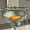Detachable Draining Fruit Plate Large Capacity Snack Serving Bowl Living Room Fruit Basket  Home