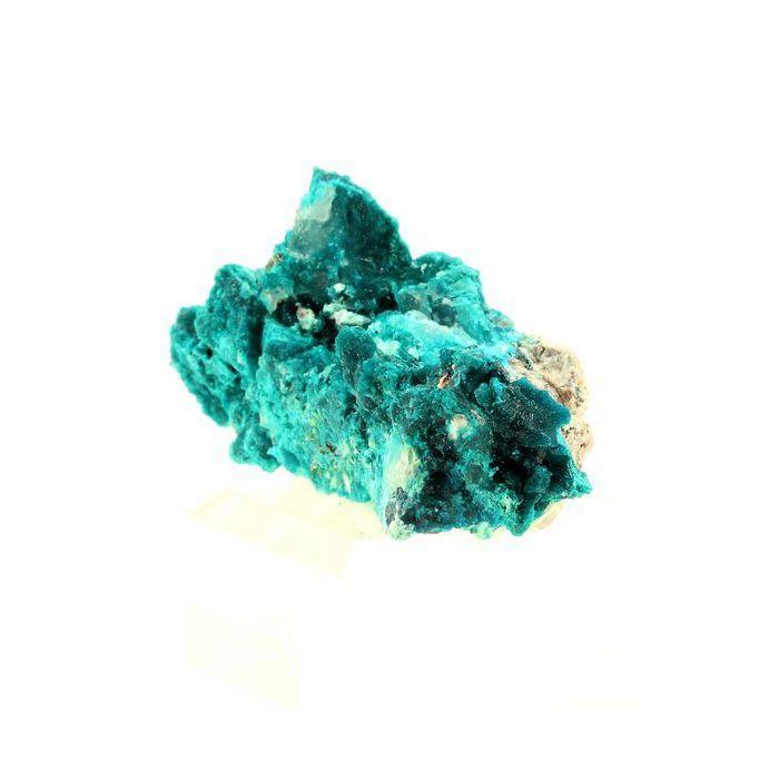 Pierres et Minéraux. Dioptase + Shattuckite. 454.0 ct. Milpillas Mine, Sonora, Mexique.
